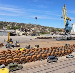 Крадіжка металу з Маріуполя до росії.
